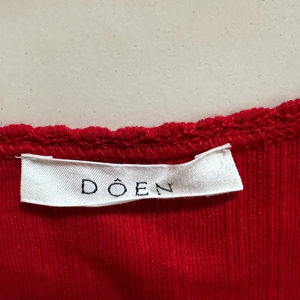 Doen Romy LS Tee - Red - Picture 3 of 6